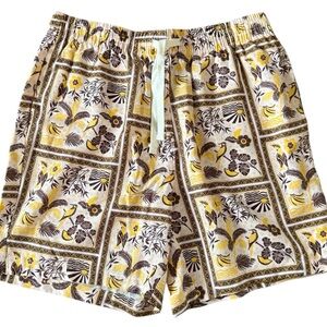 Forever 21 Men's Floral Drawstring Shorts